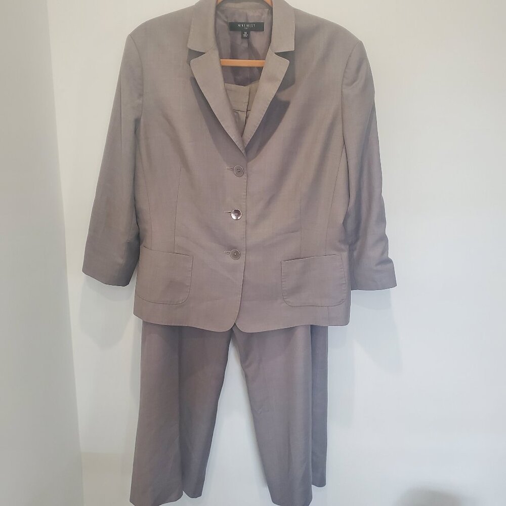 Nine West Tan Pantsuit